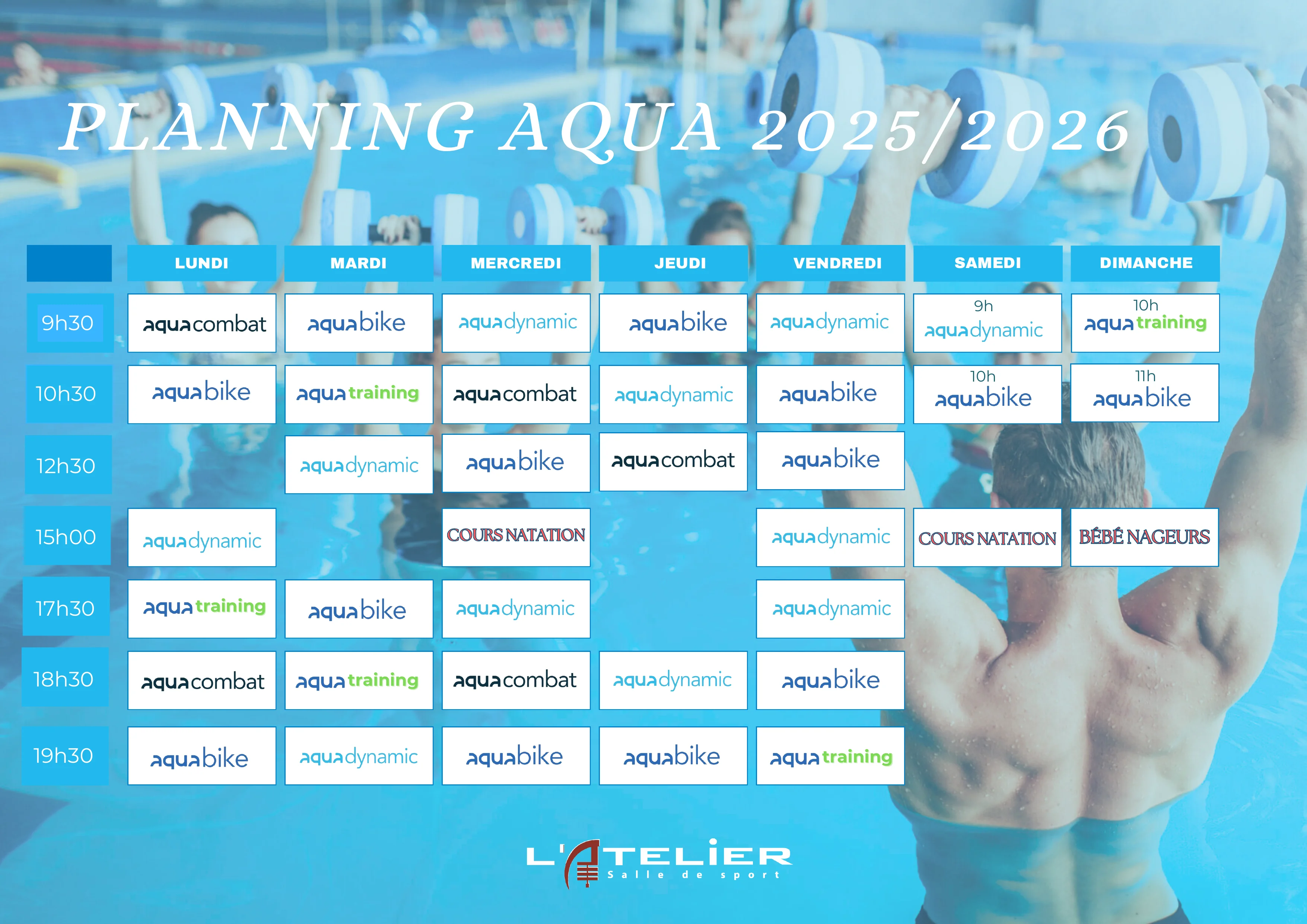 Planning Aqua 2025-2026